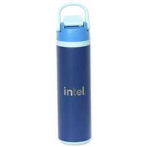 iCOOL 24 oz Double Wall Recycled SS Water Bottle